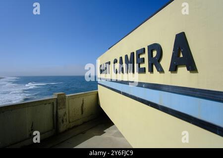 Die Camera Obscura ist eine großformatige Camera Obscura im Lands End-Bereich des Outer Richmond District im Westen von San Francisco, Kalifornien. Es ist ich Stockfoto