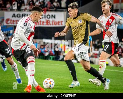 Der Club Atletico River Plate trifft auf Colo Colo in Chile zu einem neuen Datum der Copa CONMEBOL Libertadores. River hat gerade seinen klassischen Rivalen Boca Juniors besiegt. Quelle: Facundo Morales/Alamy Live News Stockfoto