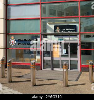 Die Bridewell Police Station, Bristol City Centre, West of England, Großbritannien. 2024 Stockfoto