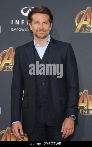 Bradley Cooper bei der Premiere von Disney und Marvel "Avengers: Infinity Krieg" am El Capitan Theatre in Hollywood, USA am 23. April 2018 statt. Stockfoto