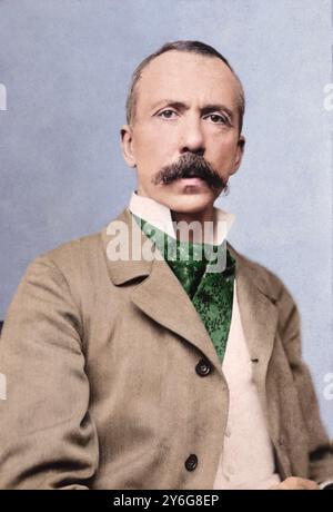 Charles R. Richet. Kurze halbe Länge, Vollgesicht, Körper nach rechts. Um 1905. Stockfoto