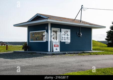 Touristeninformation Gebäude im Naturschutzgebiet Harbour Road in Witless Bay, Neufundland & Labrador, Kanada Stockfoto