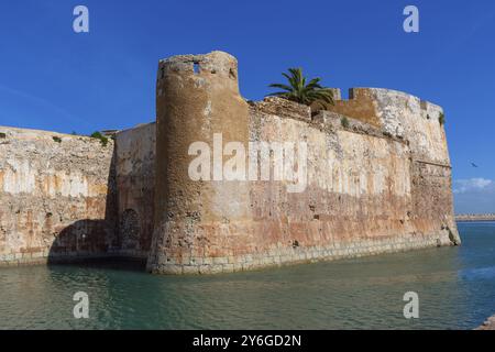 Alte Festung in der portugiesischen Stadt El Jadida in Marokko Stockfoto