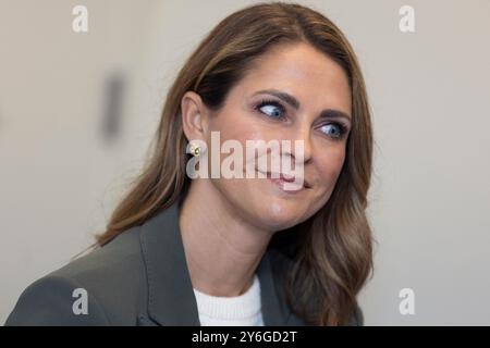 Prinzessin Madeleine von Schweden bei der UNO, New York, USA. September 2024. Foto: Pontus Höök/TT/kod 70250 Credit: TT News Agency/Alamy Live News Stockfoto