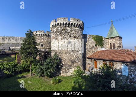 Berühmte Festung Kalemegdan in Belgrad, Serbien, Europa Stockfoto