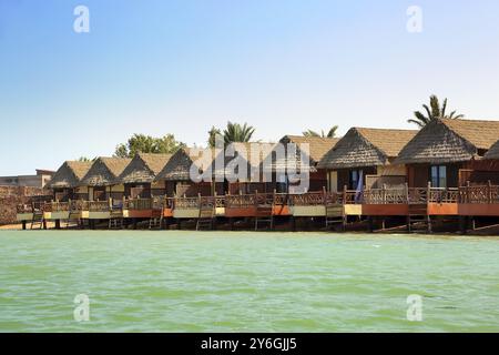 Bungalows Resort in El Gouna Ägypten Stockfoto