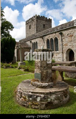 St. Michael and All Angels Church, Parish of Upper Wharfedale & Littondale, Hubberholme, Yorkshire Dales, England Stockfoto