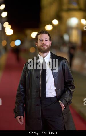 Alvaro Cervantes besuchte den Roten Teppich Megalopolis während des 72. San Sebastian International Film Festivals am Victoria Eugenia Theatre am 25. September 2024 in Donostia/San Sebastian, Spanien. Stockfoto