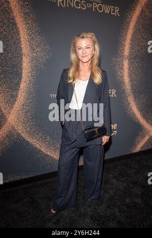 New York, Usa. September 2024. Charlotte Brandstrom nimmt am 24. September 2024 an der Premiere von „The Lord of the Rings: The Rings of Power“ im Whitby Hotel in New York, USA, Teil. (Foto von Thenews2/NurPhoto) Credit: NurPhoto SRL/Alamy Live News Stockfoto