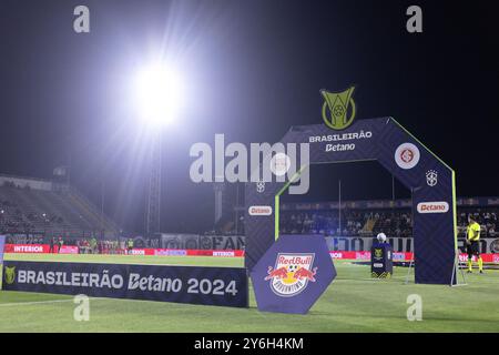 Braganca Paulista, Brasilien. September 2024. SP - BRAGANCA PAULISTA - 09/25/2024 - BRAGANCA A 2024, BRAGANTINO x INTERNACIONAL - der Spielball vor dem Spiel zwischen Bragantino und Internacional im Nabi Abi Chedid Stadion für die brasilianische A 2024 Meisterschaft. Foto: Diogo Reis/AGIF Credit: AGIF/Alamy Live News Stockfoto