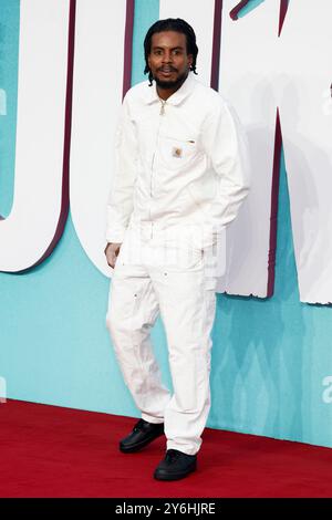 London, Großbritannien. September 2024. CKTRL nimmt an der Joker: Folie à Deux UK Premiere auf der Cineworld am Leicester Square in London Teil. Quelle: SOPA Images Limited/Alamy Live News Stockfoto