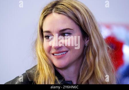 New York, Usa. September 2024. Shailene Woodley kommt am Mittwoch, den 25. September 2024, zur „Lee“ New York Screening im Museum of Modern Art in New York City Foto von John Angelillo/UPI Credit: UPI/Alamy Live News Stockfoto