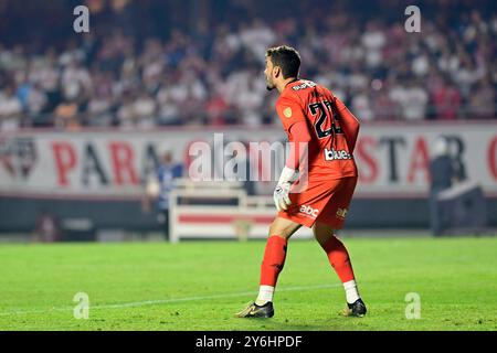 São Paulo (SP), 09/2024 - Fußball/São PAULO-BOTAFOGO - Rafael aus São Paulo - Spiel zwischen Corinthians x Fortaleza, gültig für die Rückfahrt des Viertelfinals der Copa Libertadores de América, das am Abend dieses Mittwoch, 25. Im Morumbi-Stadion ausgetragen wird. (Foto: Eduardo Carmim/Alamy Live News) Stockfoto