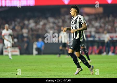 São Paulo (SP), 25/09/2024 - Fußball/São PAULO-BOTAFOGO - Igor Jesus aus Botafogo - Spiel zwischen Corinthians x Fortaleza, gültig für das Rückspiel des Viertelfinals der Copa Libertadores de América, das am Abend dieses Mittwoch, 25. Im Morumbi Stadion ausgetragen wird. (Foto: Eduardo Carmim/Alamy Live News) Stockfoto