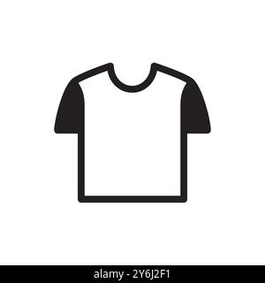 hemd Mode minimalistischer Stil Logo Design Vektor Stock Vektor