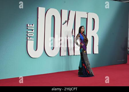 UK. September 2024. London, Großbritannien - 25. September 2024Nassia Matsa bei UK Premiere von Joker, Folie A Deux auf der Cineworld Leicester Square, London, England, Großbritannien. CAP/JOR © JOR/Capital Pictures Credit: Capital Pictures/Alamy Live News Stockfoto