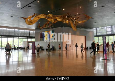 DIE EINGANGSHALLE DES NATIONALMUSEUMS FÜR AFROAMERIKANISCHE GESCHICHTE UND KULTUR Stockfoto