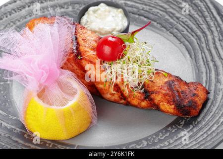 Lachs Steak Stockfoto