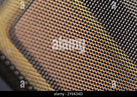 Vintage Audio Stereo. Nach oben Schließen Stockfoto
