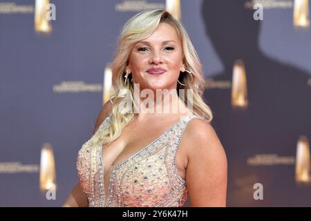 Evelyn Burdecki bei der Verleihung vom Deutschen Fernsehpreis am 25.09.2024 in Köln Stockfoto