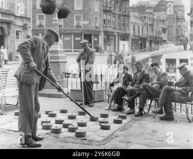 Zuchttisch im Stadtzentrum 1961 Stockfoto