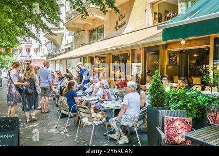 Café Berio, Maaßenstraße, Schöneberg, Tempelhof-Schöneberg, Berlin, Deutschland Stockfoto