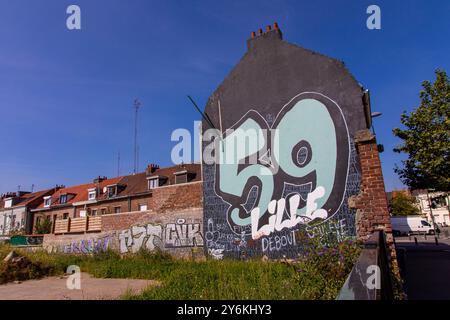 Frankreich, Hauts de France, Nord, Lille, Fives Stockfoto