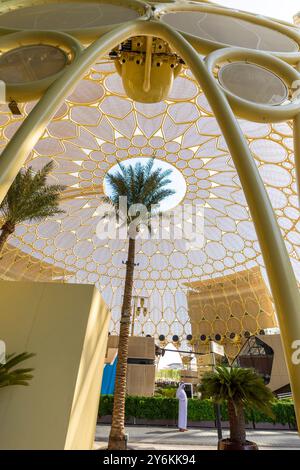 Vereinigte Arabische Emirate, Dubai, Expo 2020. Al Wasl Dome Stockfoto