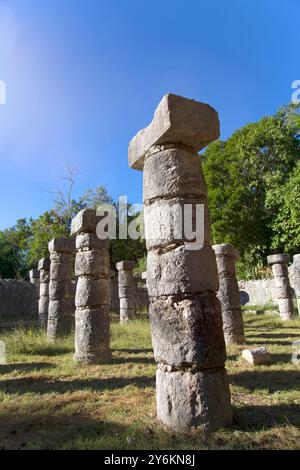 Mexiko, Bundesstaat Yucatan. Archäologische Stätte der Maya-Ruinen von Chichen Itza Stockfoto