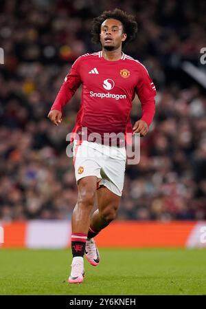 Manchester, Großbritannien. September 2024. Joshua Zirkzee von Manchester United während des Spiels der UEFA Europa League in Old Trafford, Manchester. Der Bildnachweis sollte lauten: Andrew Yates/Sportimage Credit: Sportimage Ltd/Alamy Live News Stockfoto