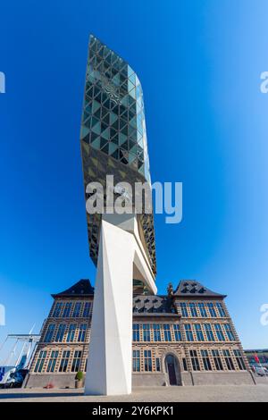 Europa, Belgien, Antwerpen. Das Hafenhaus, Die Hafenbehörde Antwerpen Stockfoto