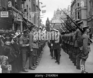 Admiral der Flotte Sir David Beatty erhält die Freiheit der Stadt Oxford. Juni 1919 Stockfoto