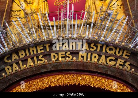 Frankreich, Paris, 75, Boulevard Montmartre, 9. Arrondissement, Musee Grevin, Cabinet Fantastique, Palais des mirages. Stockfoto