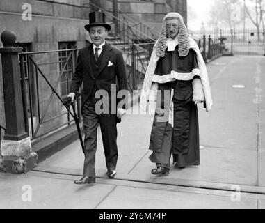 Herr Justice (Sir Cyril) Atkinson, neuer Richter der King's Bench Division. 15. Mai 1933 Stockfoto