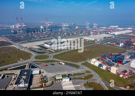 Frankreich, Hauts de France, Departement Nord, Dünkirchen. Flanders Terminal Stockfoto