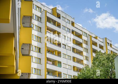 Sozialwohnungen, Kreuzberger Zentrum, Kottbusser Tor, Kreuzberg, Berlin, Deutschland Stockfoto
