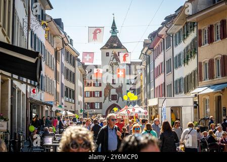 Stedtli Liestal, Kanton Basel-Landschaft Stockfoto