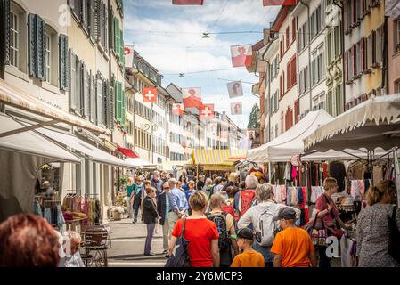 Stedtli Liestal, Kanton Basel-Landschaft Stockfoto