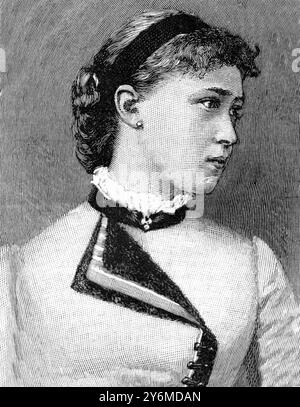 Prinzessin Heinrich von Preußen (Irene von Hessen) 19. März 1892 Prinzessin Irene von Hessen und am Rhein (Irene Maria Anna) (11. Juli 1866-11 November 1953) war das dritte Kind und dritte Tochter von Prinzessin Alice von Großbritannien und Ludwig IV., Großherzog von Hessen und am Rhein. Ihre Großeltern mütterlicherseits waren Königin Victoria von Großbritannien und Prinz Albert von Sachsen-Coburg und Gotha. Ihre Großeltern väterlicherseits waren Prinz Karl von Hessen und von Rhein und Prinzessin Elisabeth von Preußen. Ihre jüngere Schwester Alix wurde Kaiserin von Nikolaus II. Von Russland und ihr jüngerer Bruder Ernst Stockfoto