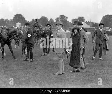 Richmond Pferdeshow. Der Herzog und die Herzogin von York. 16. Juni 1923 Stockfoto