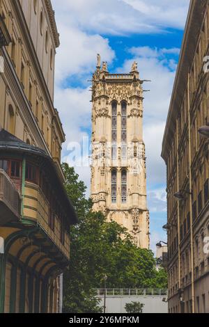 Frankreich, Paris, 4. Arrondissement, Saint-Jacques-Turm Stockfoto