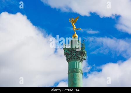 Frankreich, Paris, 4. Arrondissement, Place de la Bastille, die Juli-Kolumne Stockfoto