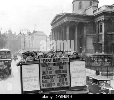 London. Eine offene London General Omnibus Company, Bus. Mai 1931 Stockfoto