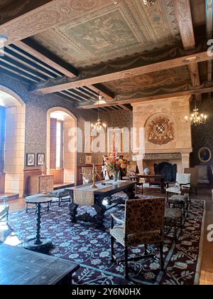 Frankreich, Centre Val de Loire, Indre (36), Berry, Azay le Ferron, Schloss Stockfoto