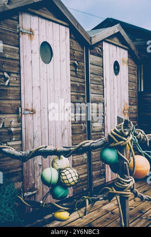 Vereinigtes Königreich, England, Isle of Wight. Ventnor, Steephill Cove. Stockfoto