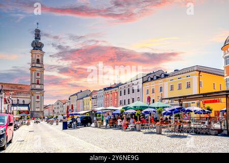 Altstadt von Deggendorf, Deutschland Stockfoto