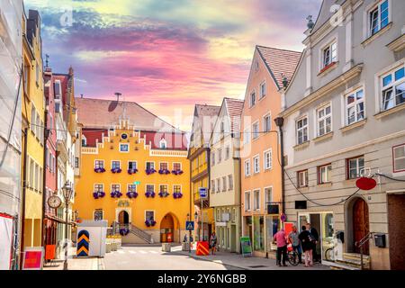 Altstadt von Donauwoerth, Deutschland Stockfoto