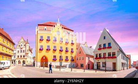 Altstadt von Donauwoerth, Deutschland Stockfoto