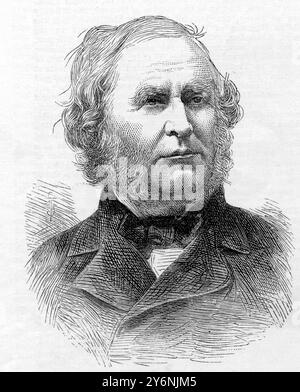 Der verstorbene Sir William James Erasmus Wilson. August 1884 Stockfoto