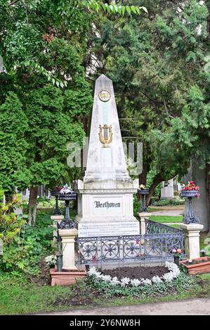 Wien, Österreich. Zentralfriedhof Wien, Ludwig van Beethoven (geboren am 17. Dezember 1770 in Bonn, Hauptstadt und Wohnsitz des Kurfürstentums Köln; Stockfoto